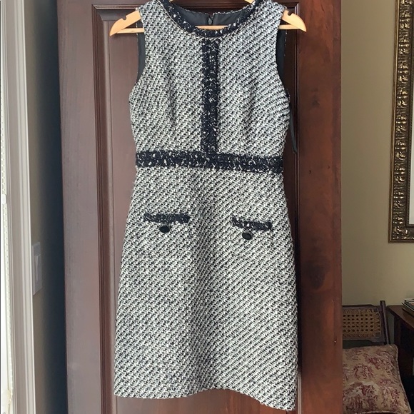 luisa spagnoli Dresses & Skirts - 🖤CHANEL style Luisa Spagnoli tweed dress